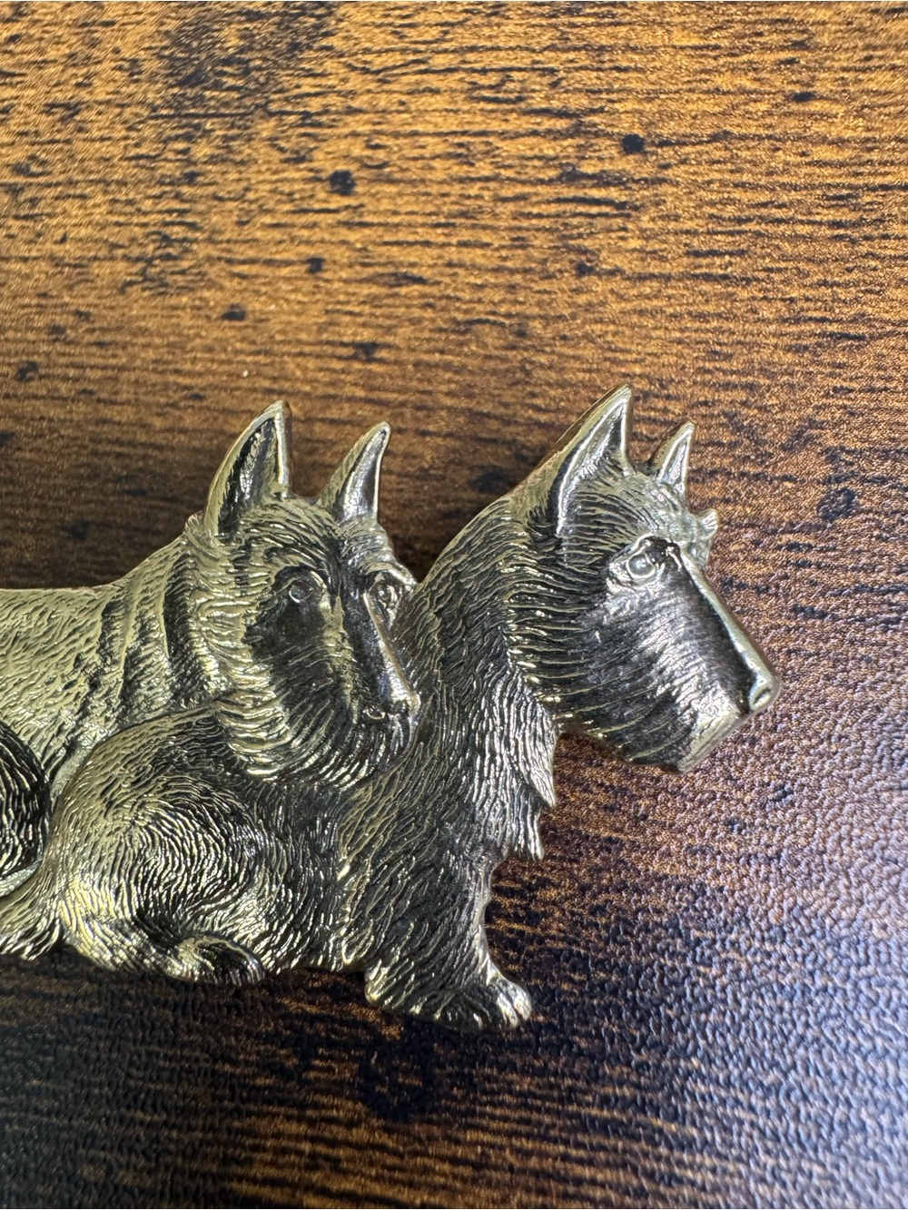 Vintage Gold Scottie Dog Brooch - Picture 3 of 5